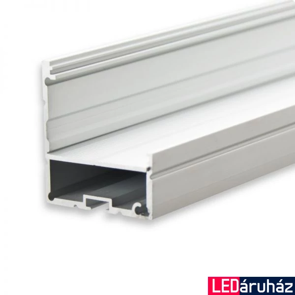 Lamp35 Edge alumínium LED lámpaprofil, 35mm, ezüst eloxált, 2m