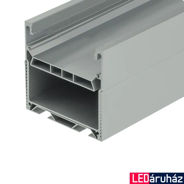 Lamp55 alumínium LED lámpaprofil, 50mm, ezüst, 1,5m