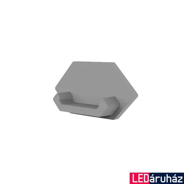 LED csempe profil külső sarok végzáró, szürke, db