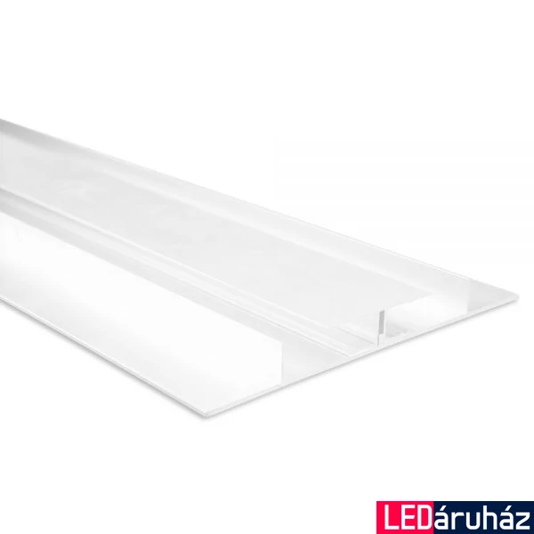 LED gipszkarton profil, PLANAR, fehér, alumínium, 2m