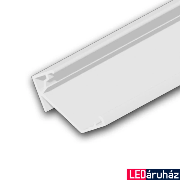 LED sarokprofil CORNER18 alumínium fehér RAL9003, 200cm