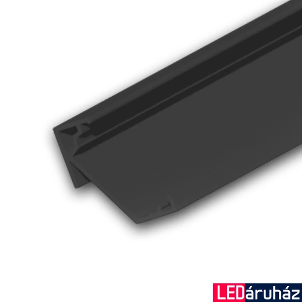 LED sarokprofil CORNER18 alumínium fekete RAL9005, 200cm
