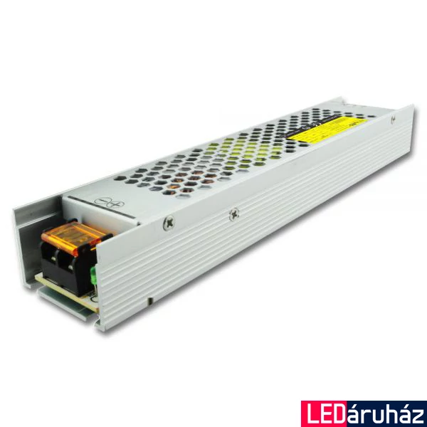 LED tápegység 12V DC, 0-200W, keskeny
