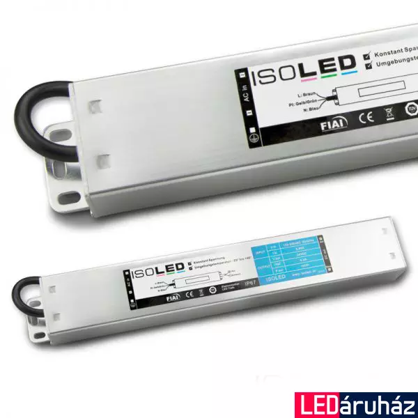 LED tápegység 24V DC, 0-100W, IP66