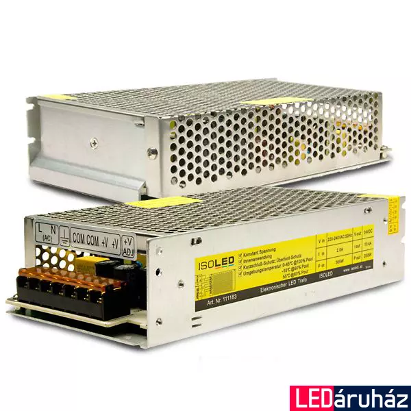 LED tápegység 24V DC, 0-250W