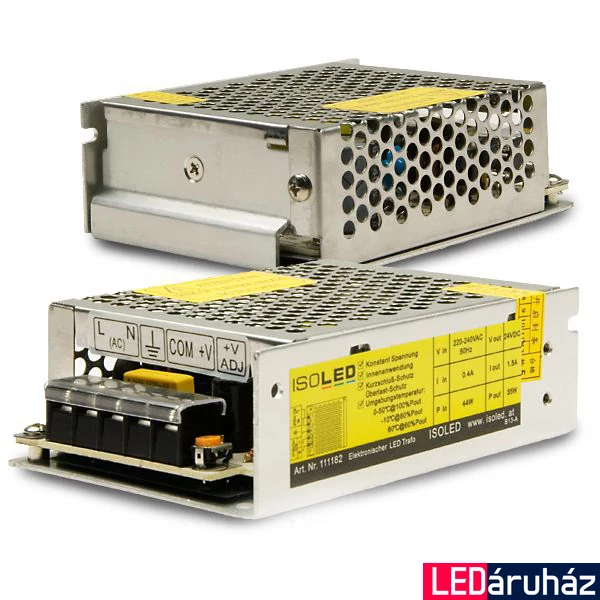 LED tápegység 24V DC, 0-35W