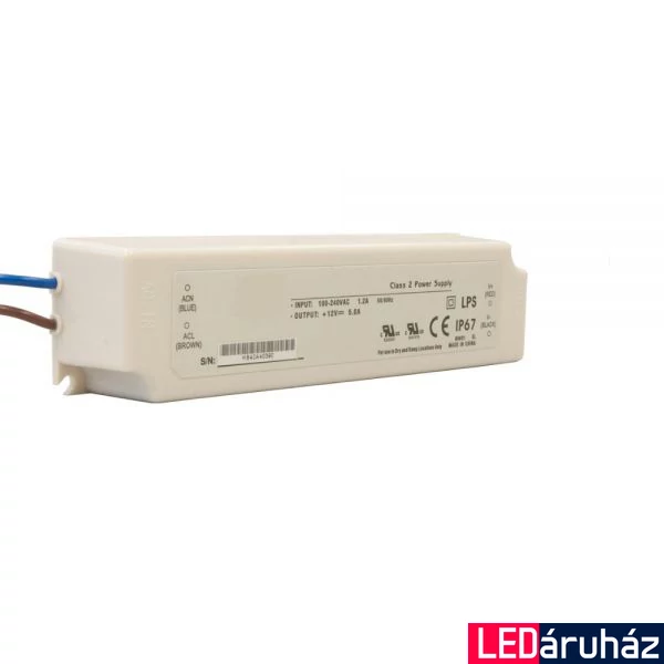 LED tápegység 24V DC, 0-60W, IP67