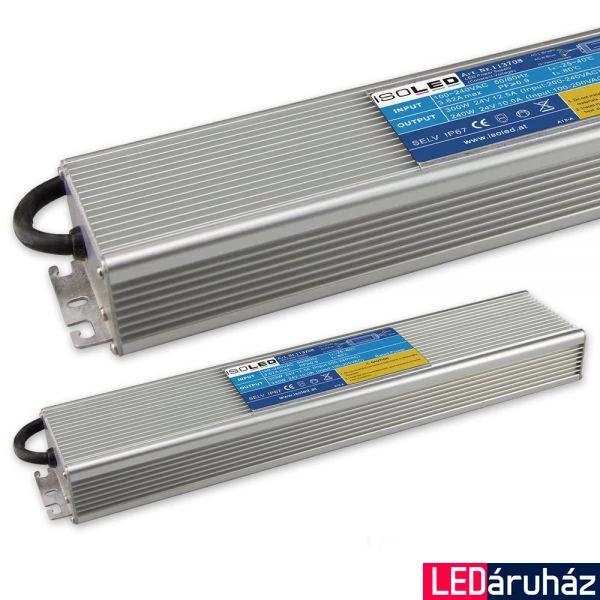 LED tápegység 24V DC, 10-300W, IP66, SELV