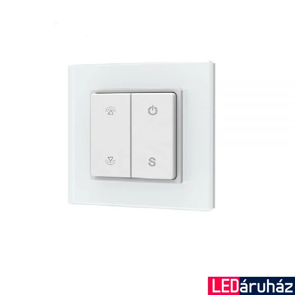 ProSystem 1 zónás monokróm falra szerelhető távirányító, RF, fehér, elemes