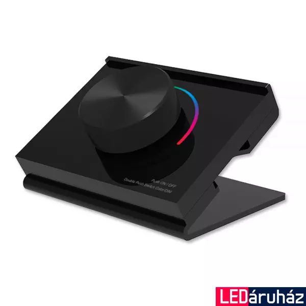 ProSystem 1 zónás RGB asztali távirányító, forgatógombbal, fekete, RF, elemes