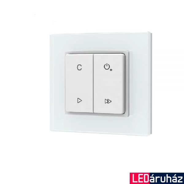 ProSystem 1 zónás RGB/RGBW falra szerelhető távirányító, RF, fehér, elemes