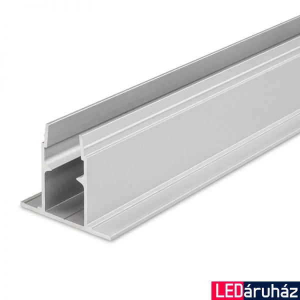 Szerelősín kültéri lineáris LED fénysávhoz, rögzítőtalppal 100cm hosszú, 5,1cm magas