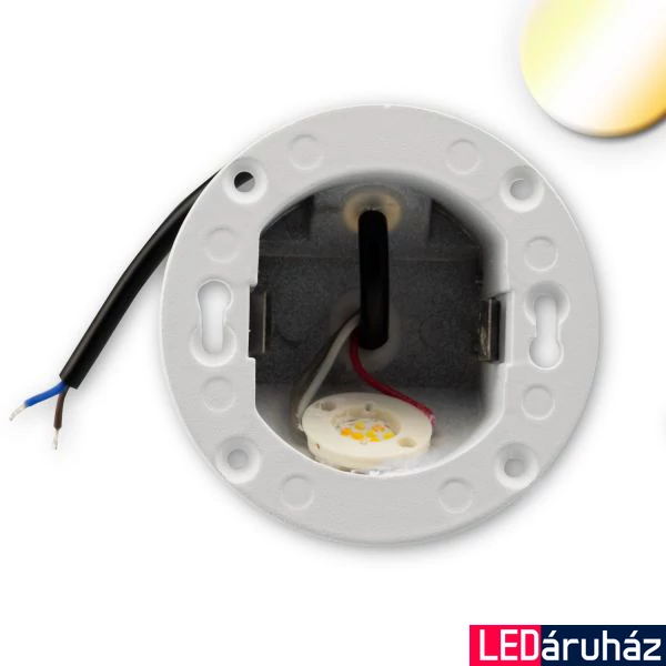 WallSys süllyesztett fali LED lámpa, 3W, 140lm, ColorSwitch 3000K | 4000K | 6000K, IP44, CRI80, előlap nélkül