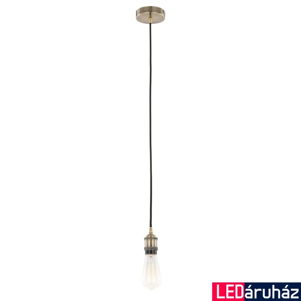 ITALUX CLASSO 1 ágú függeszték barna, E27, IT-DS-M-034 ANTIQUE BRASS