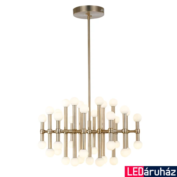 ITALUX GIOVANNA több ágú függeszték arany, 3000K melegfehér, beépített LED, 6084 lm, IT-MX16009008-37A B