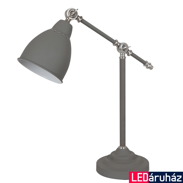 ITALUX SONNY asztali lámpa szürke, E27, IT-MT-HN2054-1-GR
