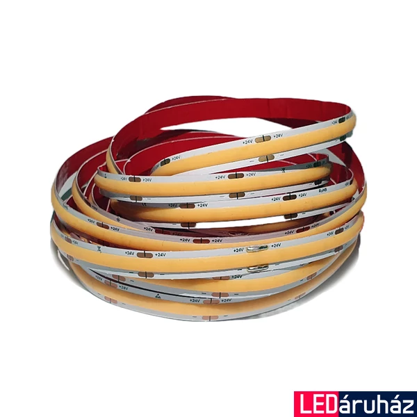 1-24v-cri90--3000k-longrun-cc-cob-led-szalag---288-led---7-5w---490-lm-meter--melegfeher--15m-egy-betaplalasrol