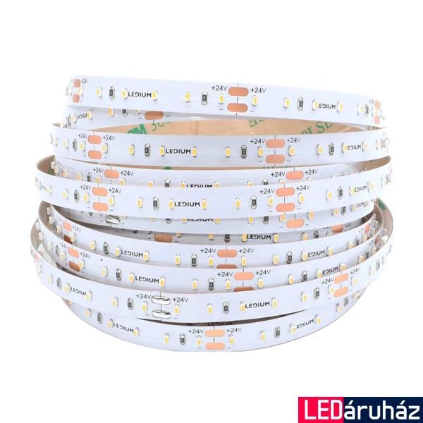 24V teljes spektrumú növényvilágító  szalag - 240 LED | 25W | 2650 lm /m,  5000K+660 nm, 2835 LED