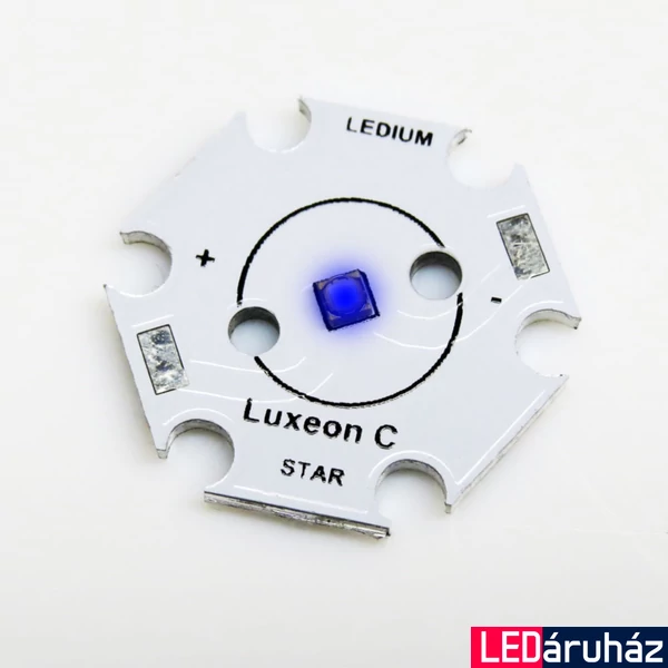 Luxeon CZ 1W/3W LED Star királykék (Royal Blue)  450 nm -  770 mW@700mA