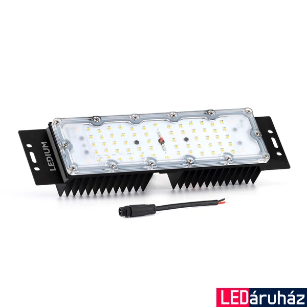 Ledium Black Sparkle® növényvilágító LED modul, teljes spektrumú, IP65, 140°, 55W, 128 µmol, tápegység nélkül, max. 1200 mA CC 