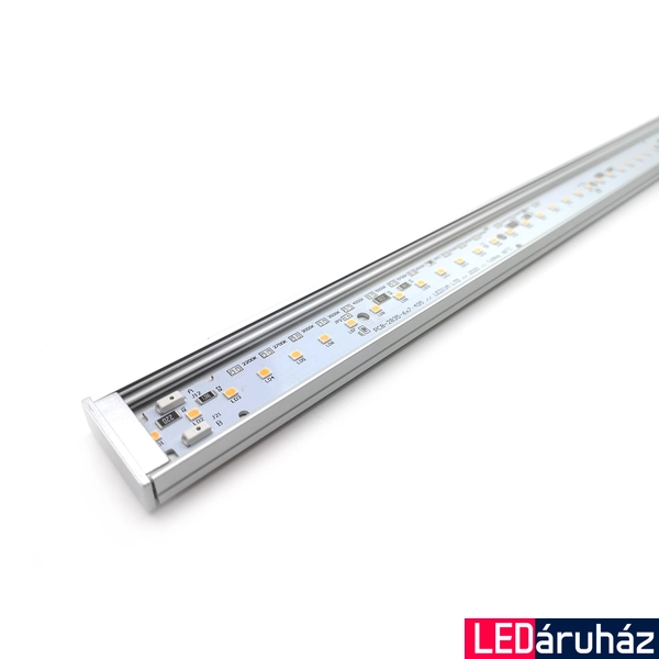 LED növényvilágító profil 100 cm, 24V, 32W, mágneses rögzítéssel, Luxeon SunPLus LED