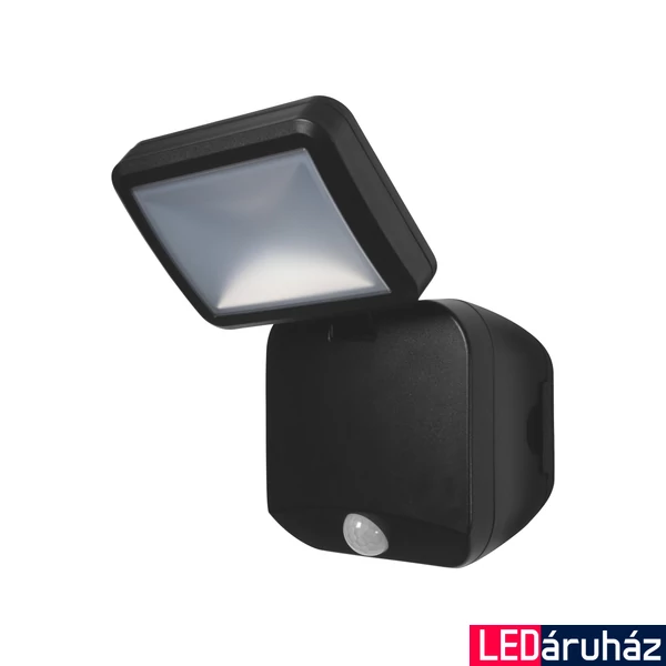 LEDVANCE Battery LED Spotlight Single L Elemes LED reflektor, fekete, 4000K természetes fehér, 260 lm, 4W, 4058075227347
