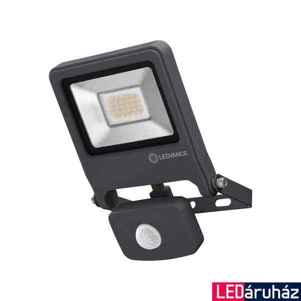 LEDVANCE ENDURA® FLOOD Sensor Cool White L LED reflektor, szürke, 4000K természetes fehér, 1700 lm, 20W, 4058075206748