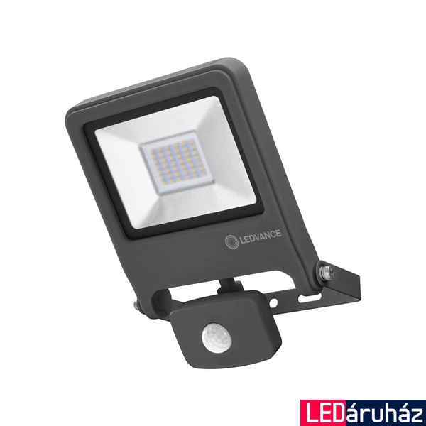 LEDVANCE ENDURA® FLOOD Sensor Cool White L LED reflektor, szürke, 4000K természetes fehér, 2700 lm, 30W, 4058075206762
