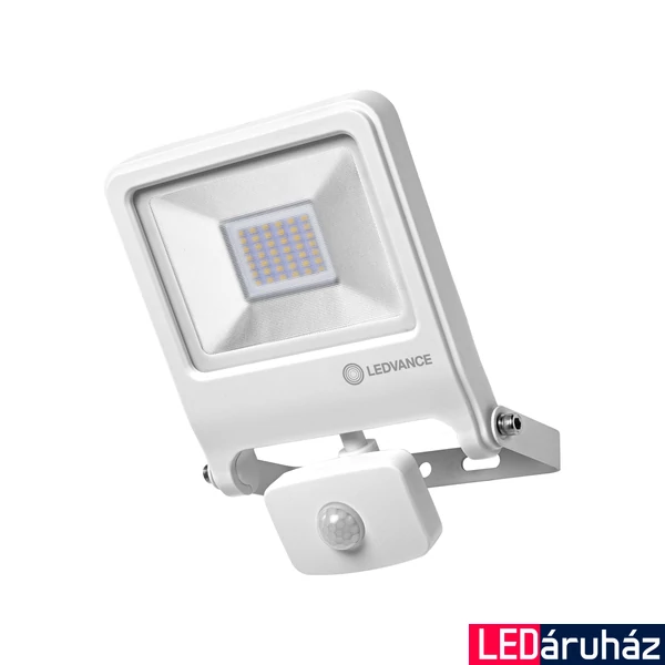 LEDVANCE ENDURA® FLOOD Sensor Warm White L LED reflektor, fehér, 3000K melegfehér, 2700 lm, 30W, 4058075239715