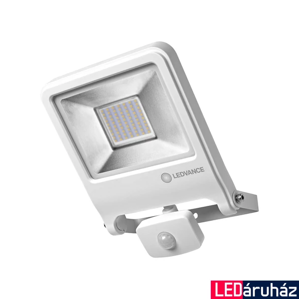 LEDVANCE ENDURA® FLOOD Sensor Warm White L LED reflektor, fehér, 3000K melegfehér, 4500 lm, 50W, 4058075239739