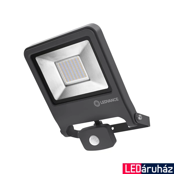 LEDVANCE ENDURA® FLOOD Sensor Warm White L LED reflektor, szürke, 3000K melegfehér, 4500 lm, 50W, 4058075239593