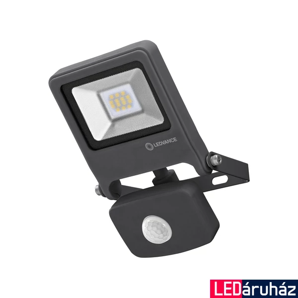 LEDVANCE ENDURA® FLOOD Sensor Warm White L LED reflektor, szürke, 3000K melegfehér, 800 lm, 10W, 4058075292154