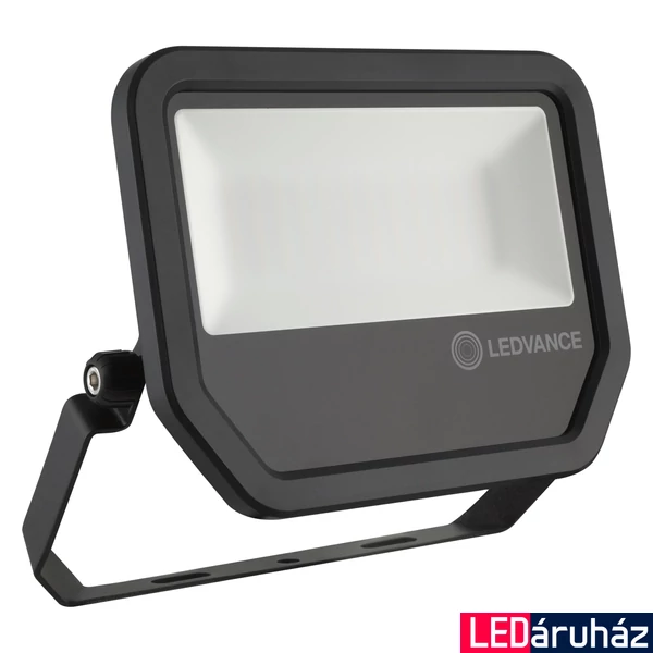 LEDVANCE FLOODLIGHT 50 W LED reflektor, fekete, 6500K hidegfehér, 6000 lm, 50W, 4058075421301