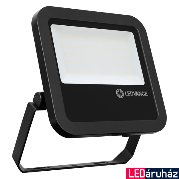 LEDVANCE FLOODLIGHT 65 W LED reflektor, fekete, 4000K természetes fehér, 8000 lm, 65W, 4058075422469