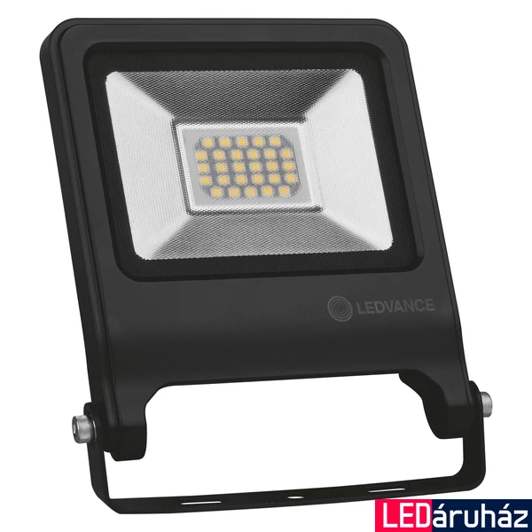LEDVANCE FLOODLIGHT VALUE LED reflektor, fekete, 4000K természetes fehér, 1700 lm, 20W, 4058075268609