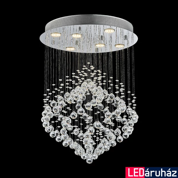 LUXERA CHESTER mennyezeti lámpa 6 foglalattal, króm, GU10, 62412