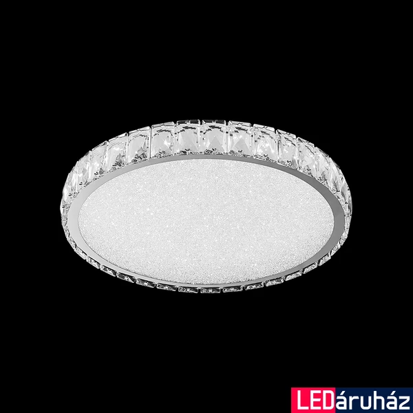 LUXERA GIRO LED mennyezeti lámpa króm, 3000K melegfehér, beépített LED, 3600 lm, 62423