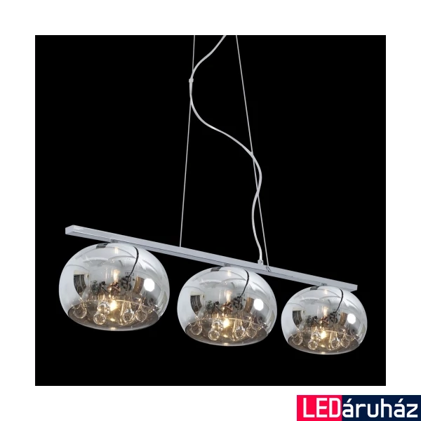 LUXERA SPHERA többágú függeszték 3 foglalattal, króm, G9, 46039