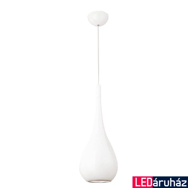 Maxlight DROP 1 ágú függeszték, fehér, E27, foglalattal, 1x40W, MAXLIGHT-P0235