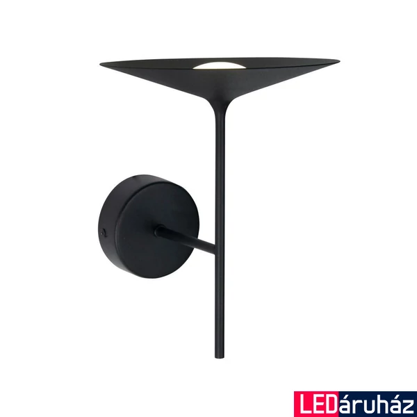 Maxlight HANA fali lámpa, fekete, 3000K melegfehér, beépített LED, 540 lm, 1x6W, MAXLIGHT-W0303