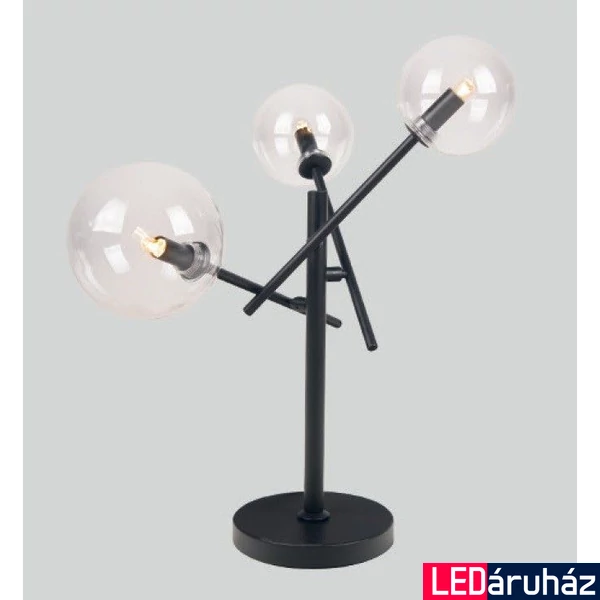 Maxlight LOLLIPOP asztali lámpa, fekete, 3 db G9, foglalattal, 3x40W, MAXLIGHT-T0043