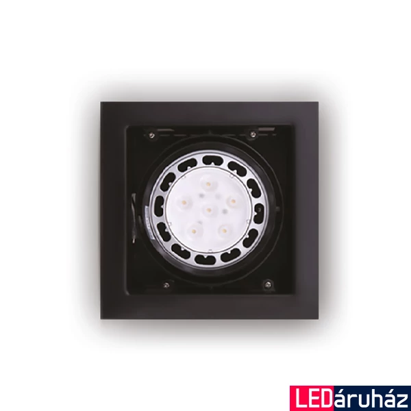 Maxlight MATRIX I beépíthető lámpa, fekete, AR111, foglalattal, 1x50W, MAXLIGHT-H0048