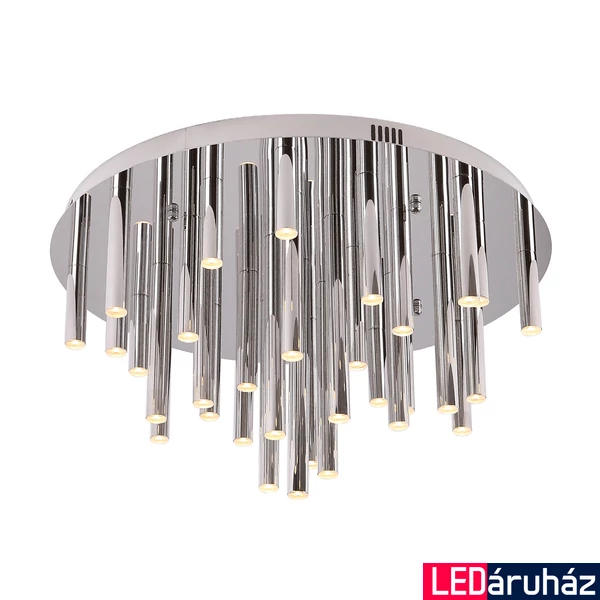 Maxlight ORGANIC mennyezeti lámpa, króm, 3000K melegfehér, beépített LED, 1980 lm, 33x1W, MAXLIGHT-C0115D