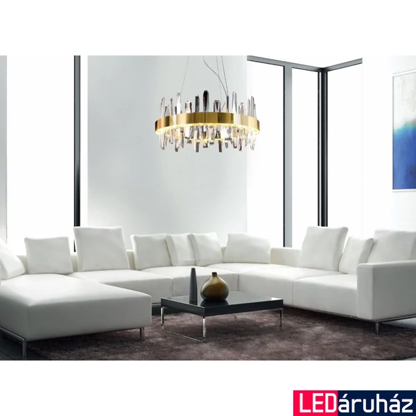 Maxlight PRINCE függeszték, arany, beépített LED, 1860 lm, 1x31W, MAXLIGHT-P0421