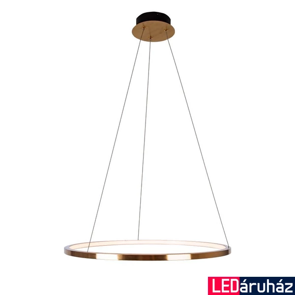 Maxlight QUEEN függeszték, csiszolt arany, 3000K melegfehér, beépített LED, 1900 lm, 1x19W, MAXLIGHT-P0493