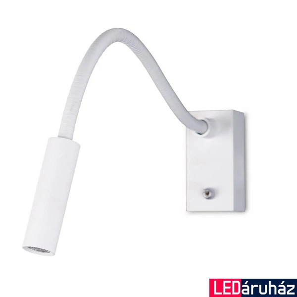 Maxlight RIDER fali lámpa, fehér, 3000K melegfehér, beépített LED, 190 lm, 1x3W, MAXLIGHT-W0047