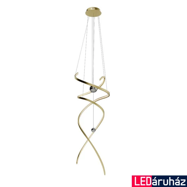Maxlight RITZ függeszték, csiszolt arany, 3000K melegfehér, beépített LED, 8600 lm, 100W, MAXLIGHT-P0483D