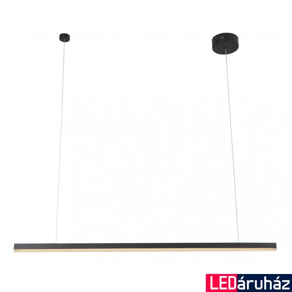 Maxlight TRIO függeszték, fekete, 3000K melegfehér, beépített LED, 733 lm, 1x12W, MAXLIGHT-P0310D