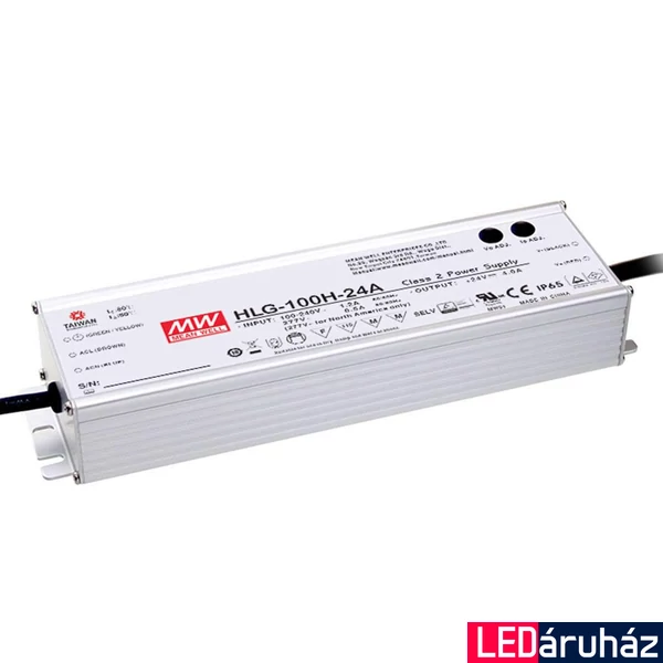 Mean Well HLG-100H-24B 100W/24V/0-4A tápegység