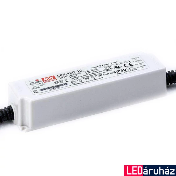Mean Well LPF-16D-12 16W/12V/0-1.34A tápegység